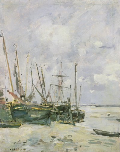 Boats, 1888-95 by Eugene Louis Boudin